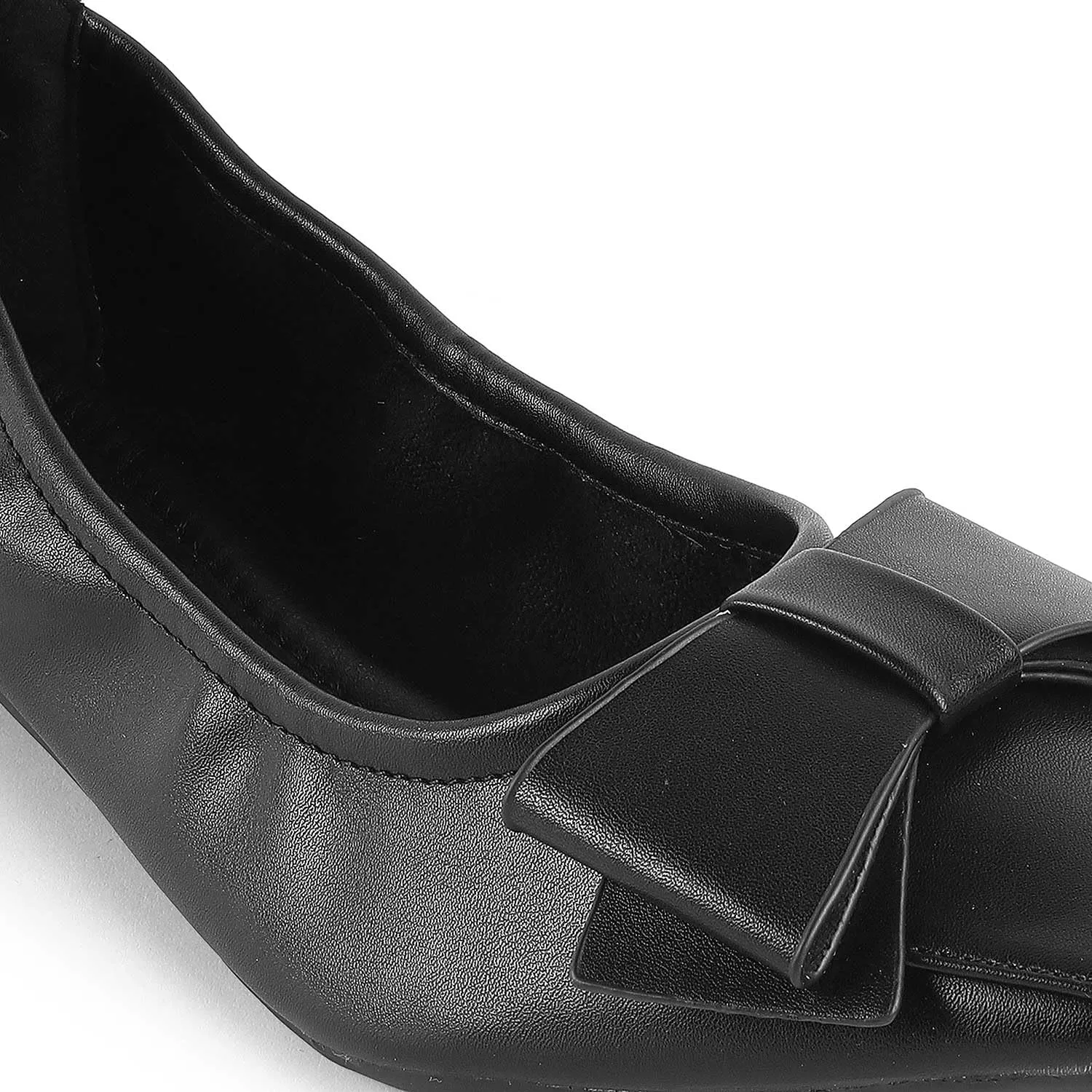 tresmode TREIU Women's Ballerina Shoes Footwear Black, 5 UK / 38 EU - Almond Toe Ladies Ballet Flats - Formal Casual Comfortable Wear