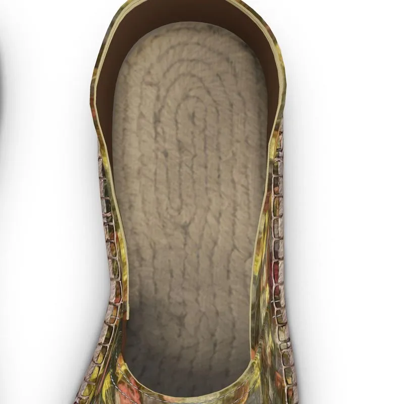 Van Gogh Leaves of Fall Custom Espadrilles