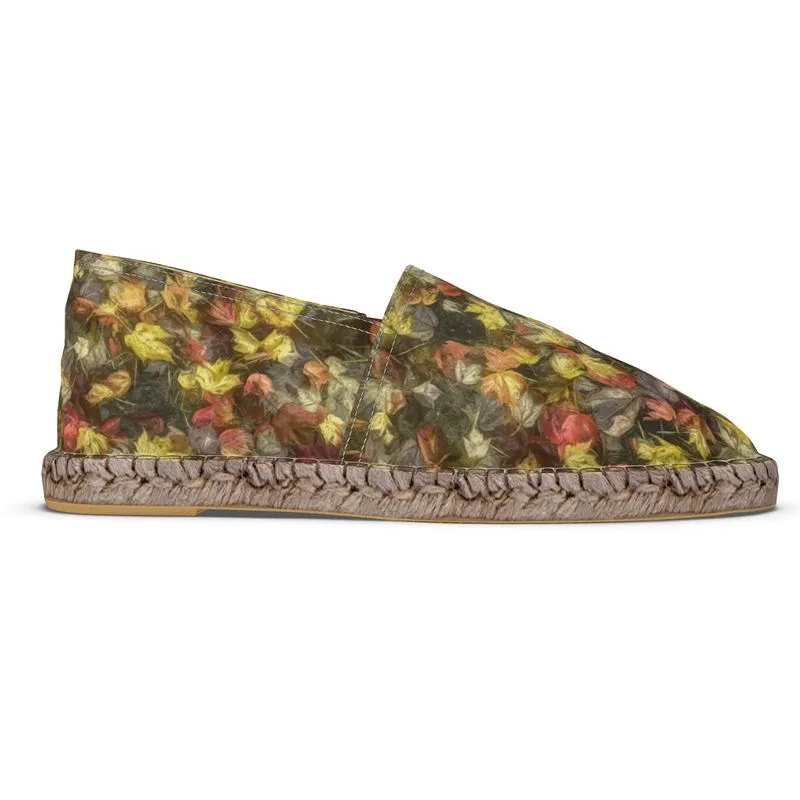 Van Gogh Leaves of Fall Custom Espadrilles