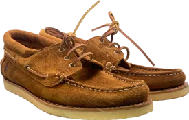 Velasca Milano Tan Suede Boat Shoes Unsized, Approx UK 9.5/10