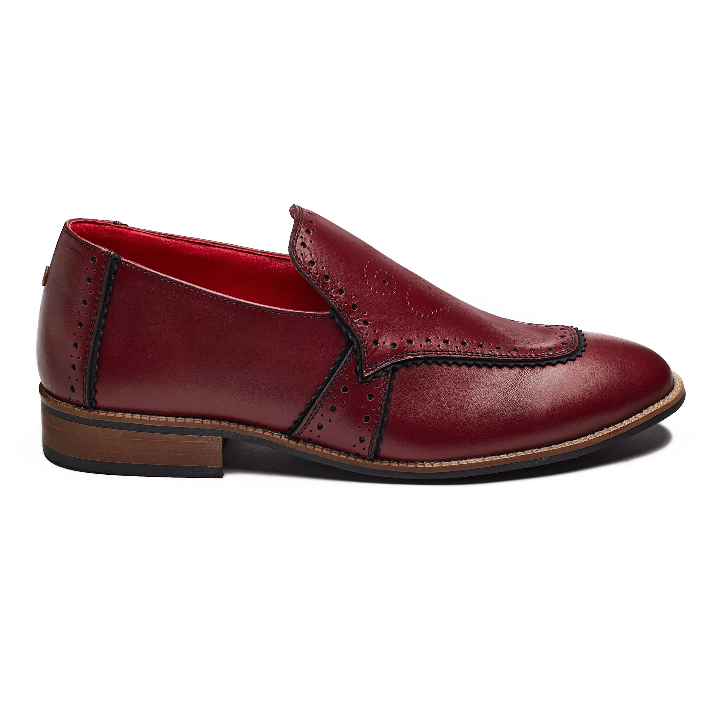 Wazir  Loafers Men – Oxblood