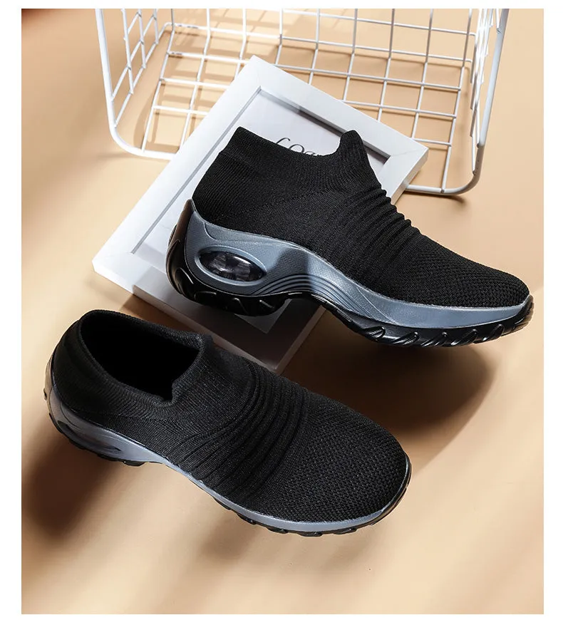 Women Shoes Slip on Platform Sneakers