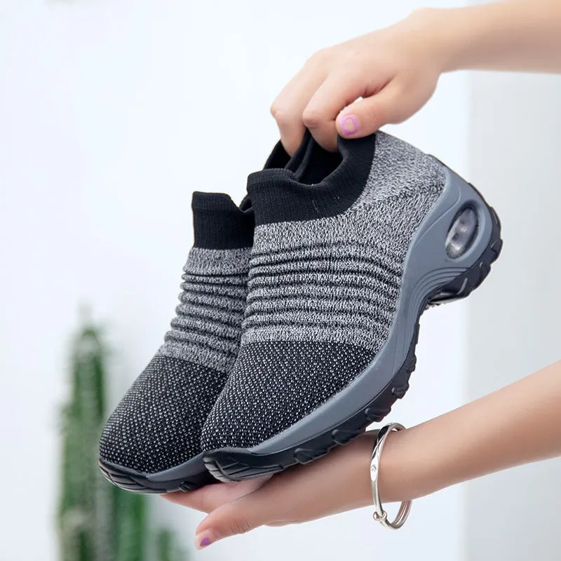 Women Shoes Slip on Platform Sneakers