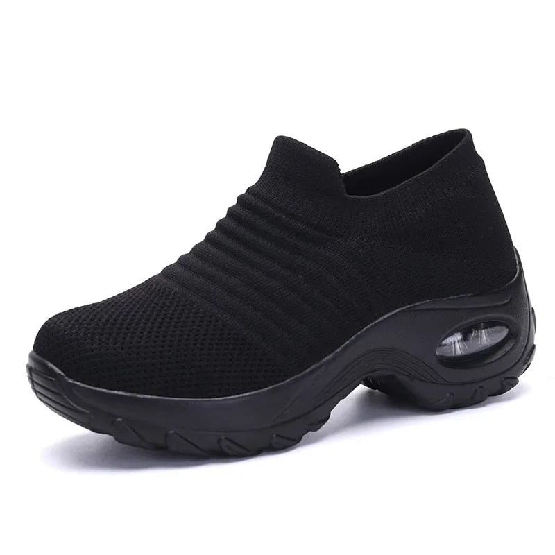 Women Shoes Slip on Platform Sneakers