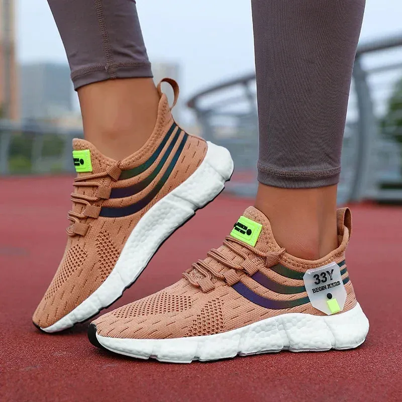 Women Sneakers Trend 2024 Summer Lightweight Woman Sports Shoes Platform Casual Running Ladies Tennis Shoes Luxury Brand Shoe