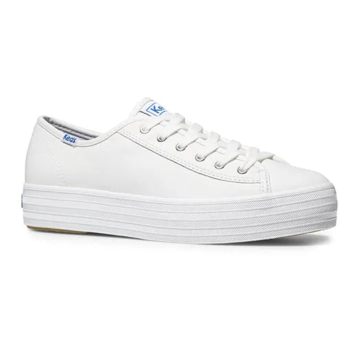 Women's Triple Kick Leather White (WH57310)